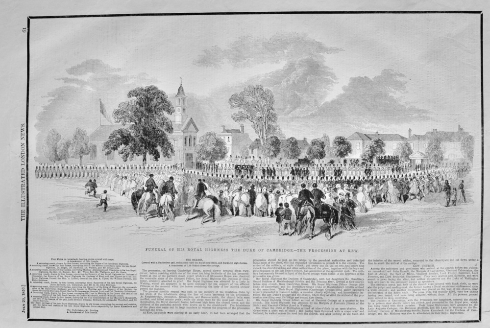 Funeral of The Duke of Cambridge