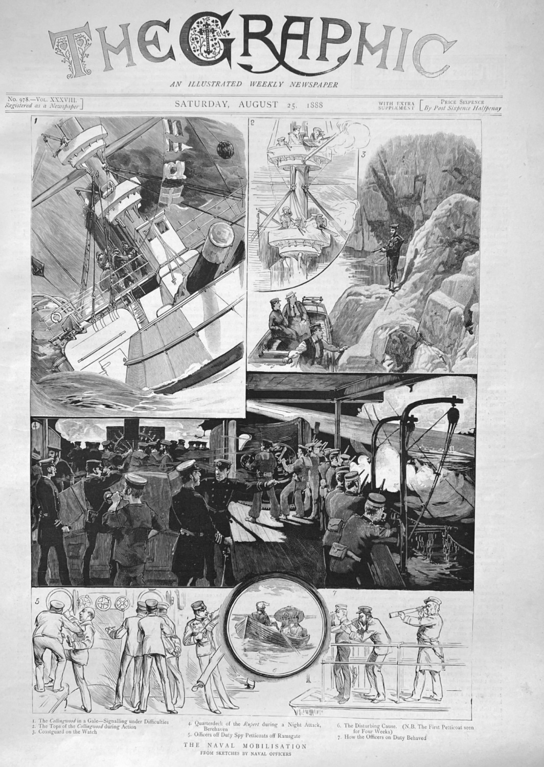 The Naval Mobilisation.  1888.