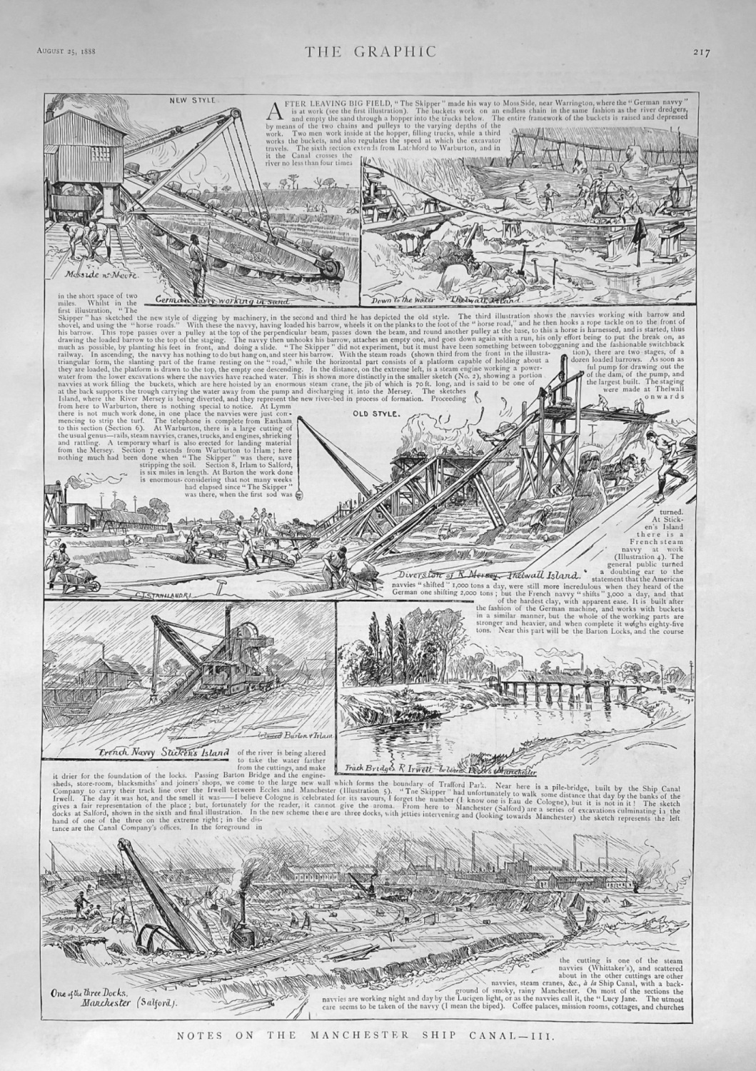 Notes on the Manchester Ship Canal - III.   1888.