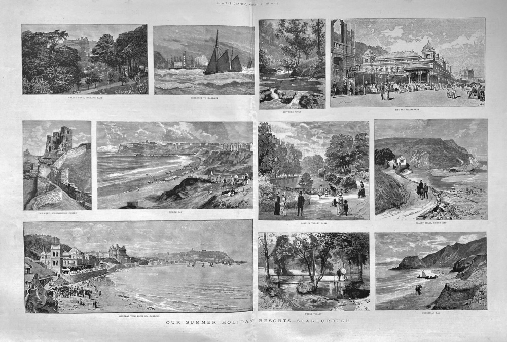 Our Summer Holiday Resorts - Scarborough.  1888.