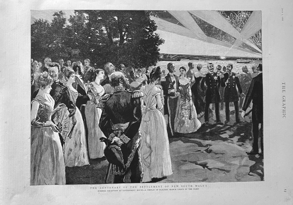 The Centenary of the Settlement of New South Wales.  1888.