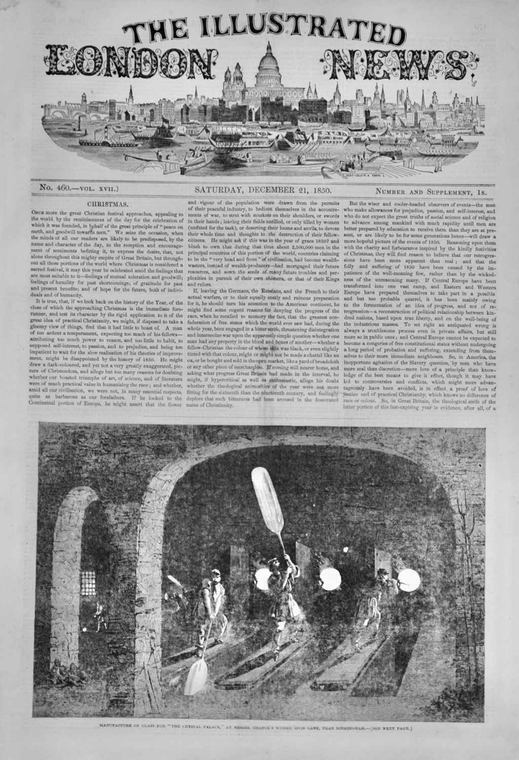 The Illustrated London News - December 21, 1850