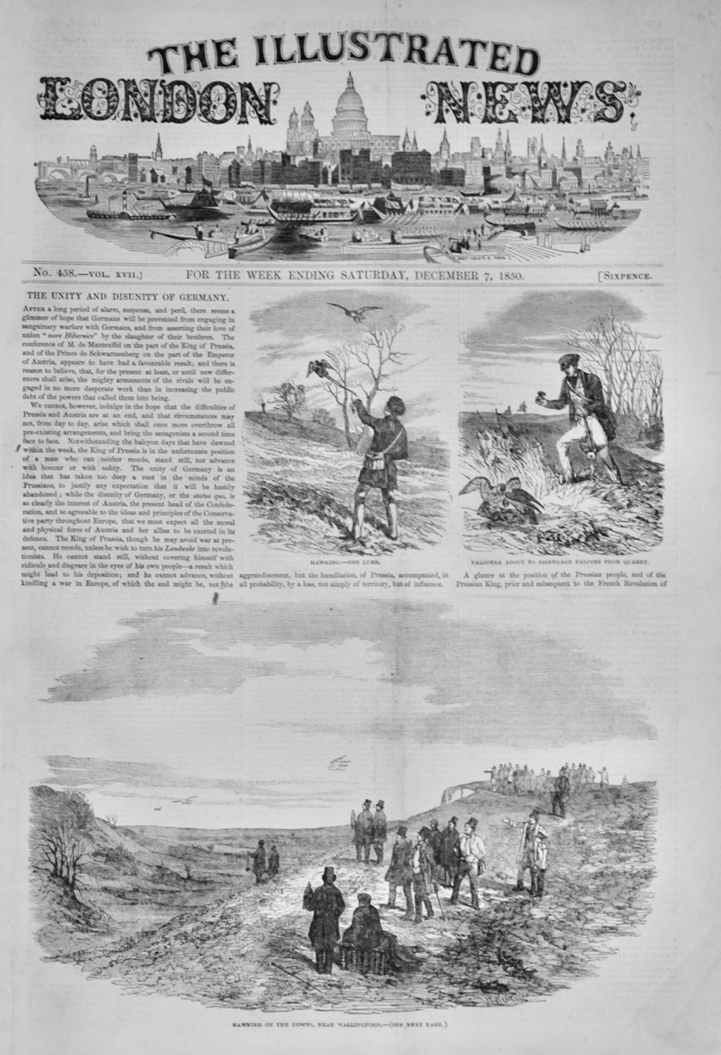 The Illustrated London News - December 7, 1850