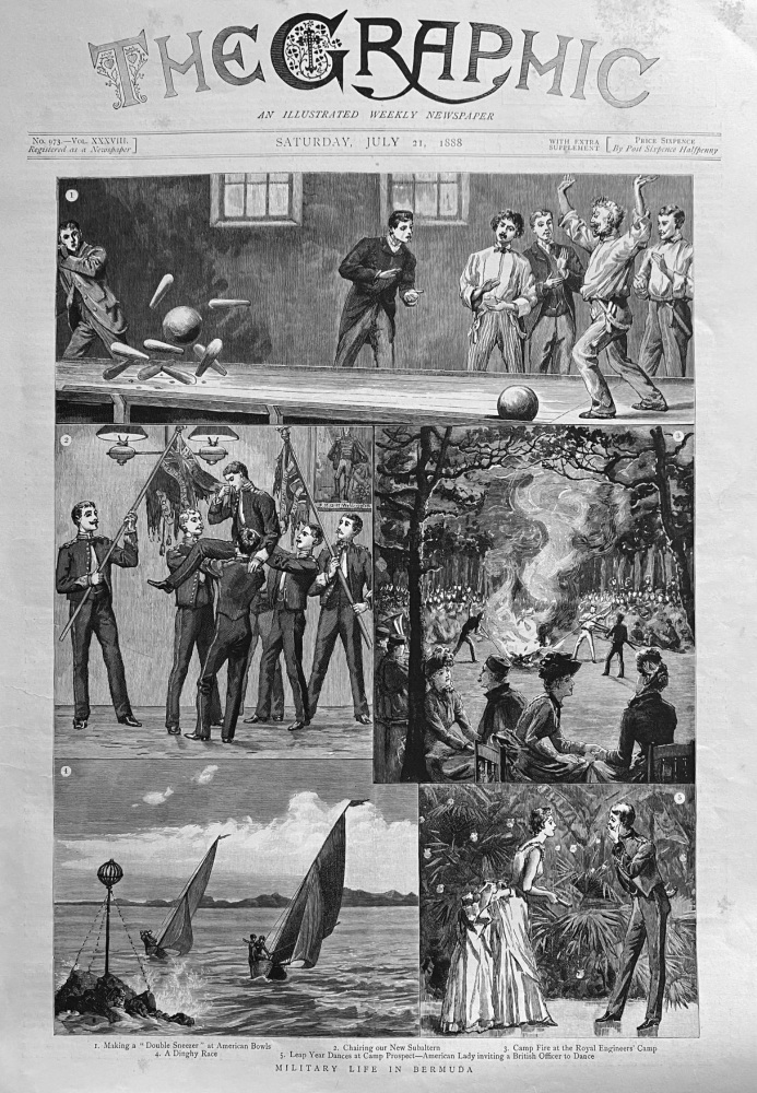Military Life in Bermuda.  1888.