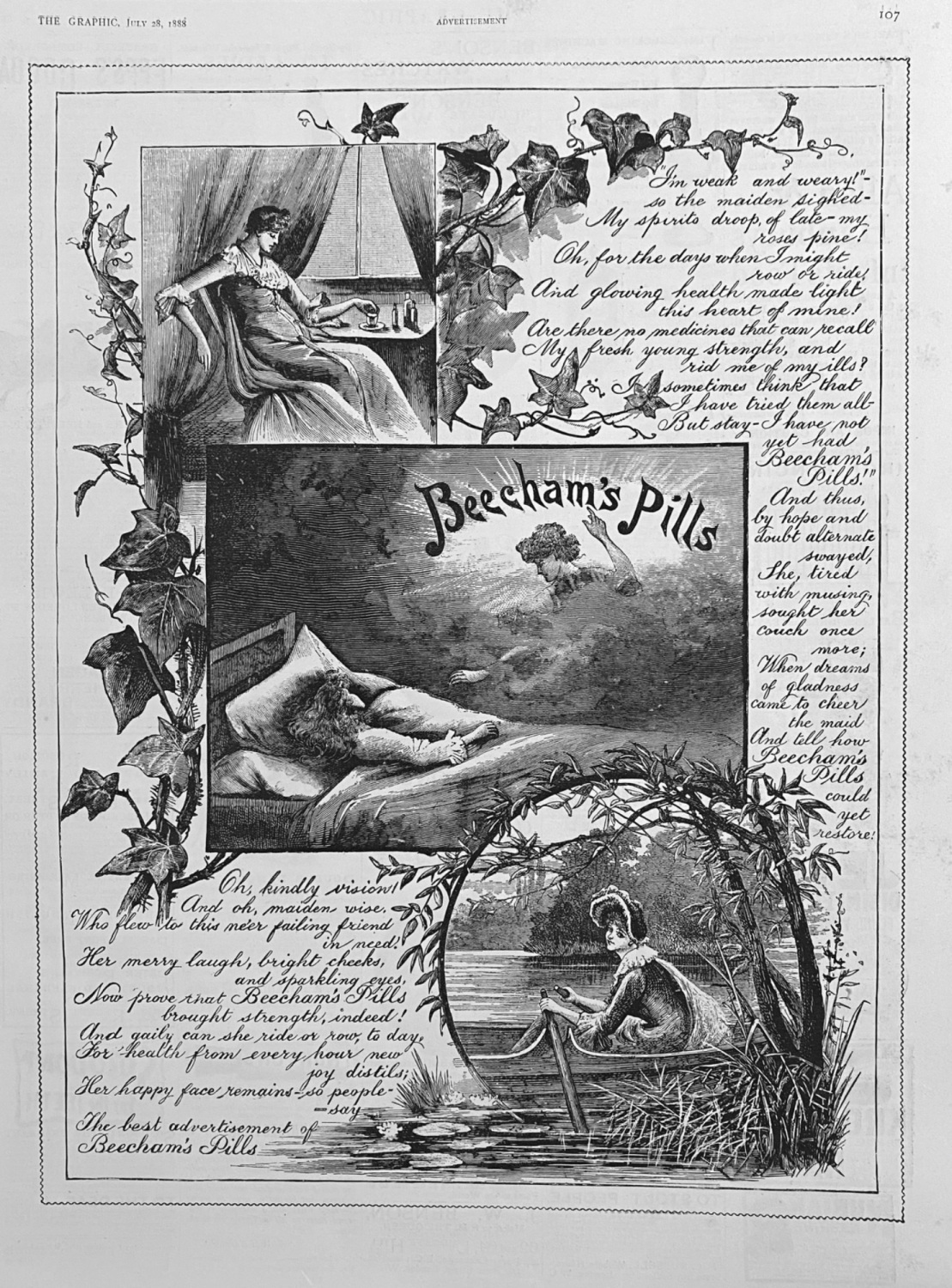Beecham's Pills.  1888.