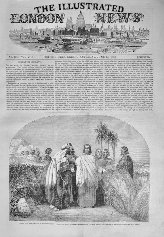 The Illustrated London News - June 15, 1850