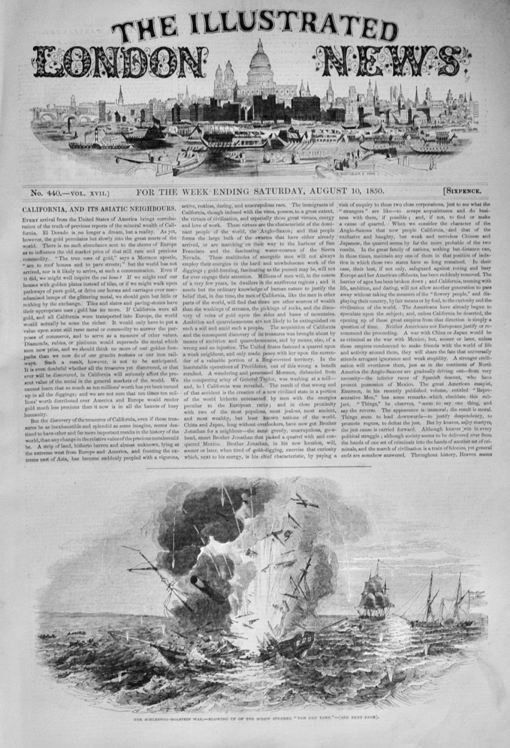 The Illustrated London News - August 10, 1850