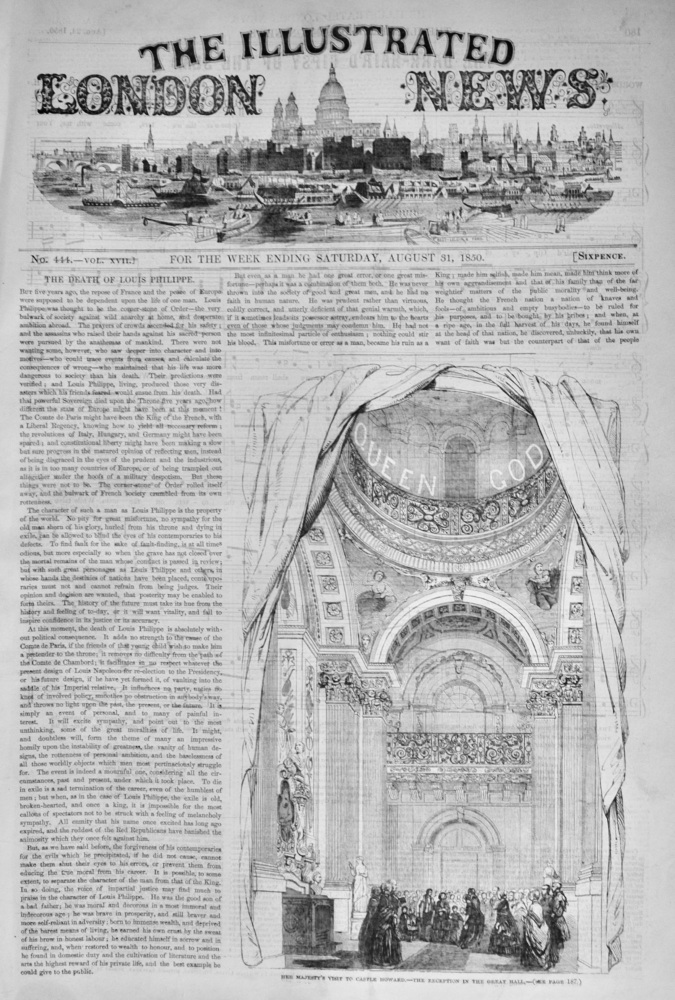 The Illustrated London News, August 31, 1850