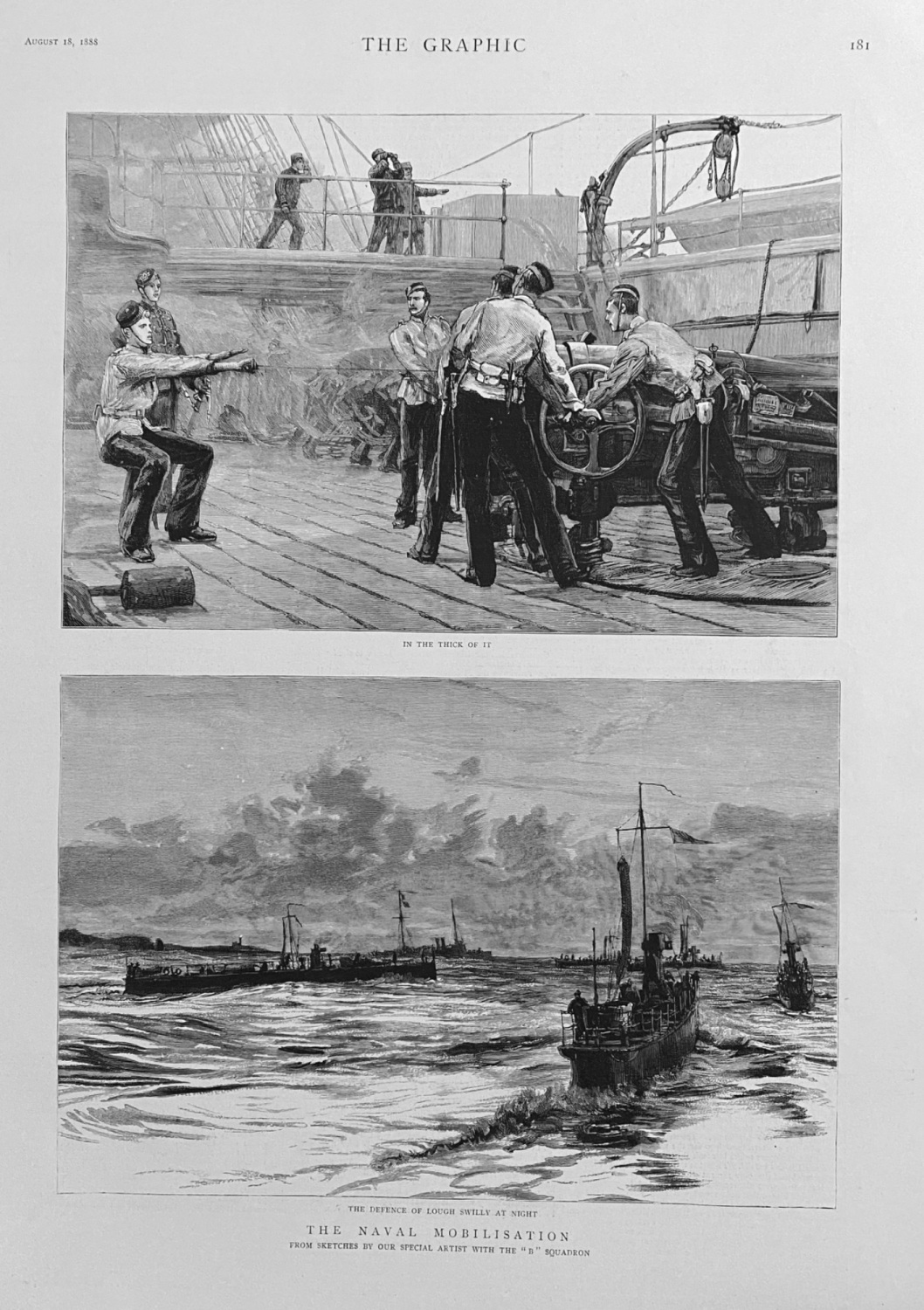 The Naval Mobilisation.  1888.