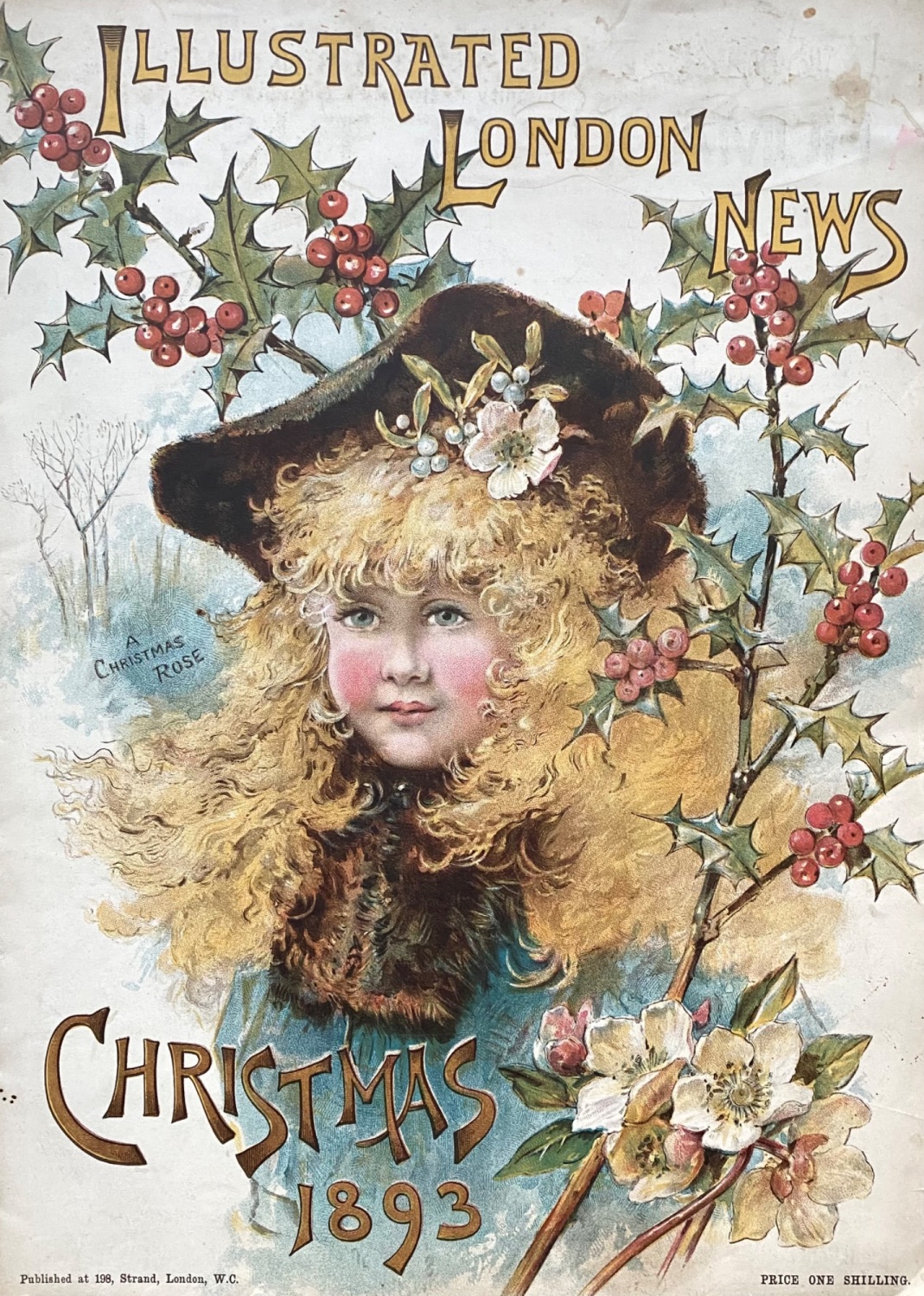 Illustrated London News, Christmas 1893.  (Front Cover).