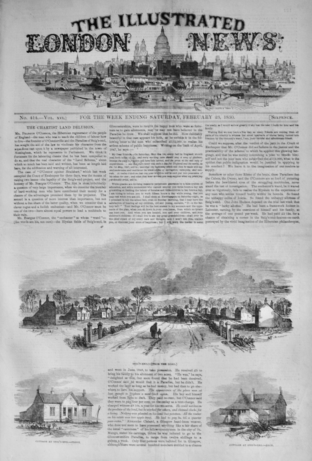 The Illustrated London News - February 23, 1850