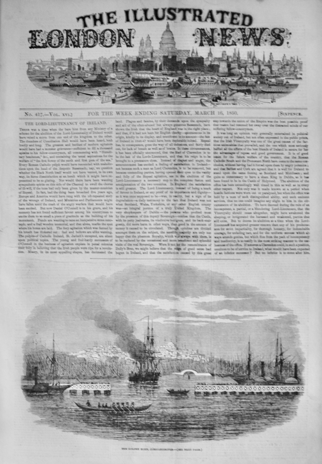 The Illustrated London News - March 16, 1850