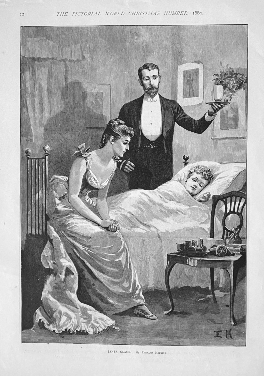 Santa Claus.  By Everard Hopkins.  1889.