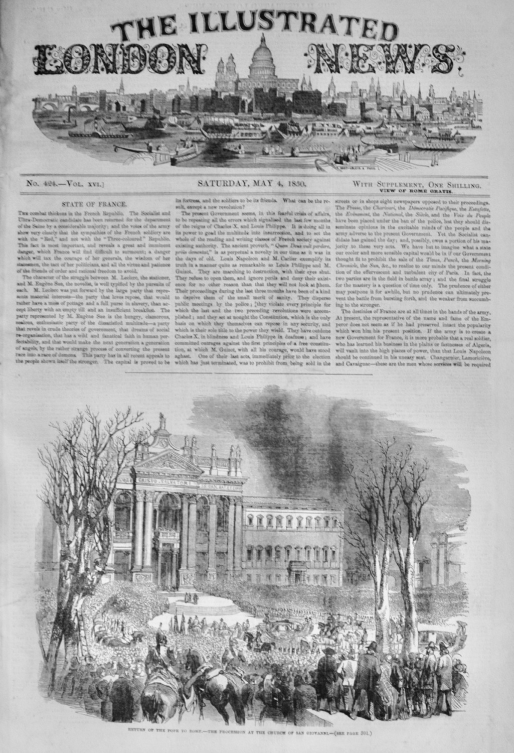 The Illustrated London News - May 4, 1850
