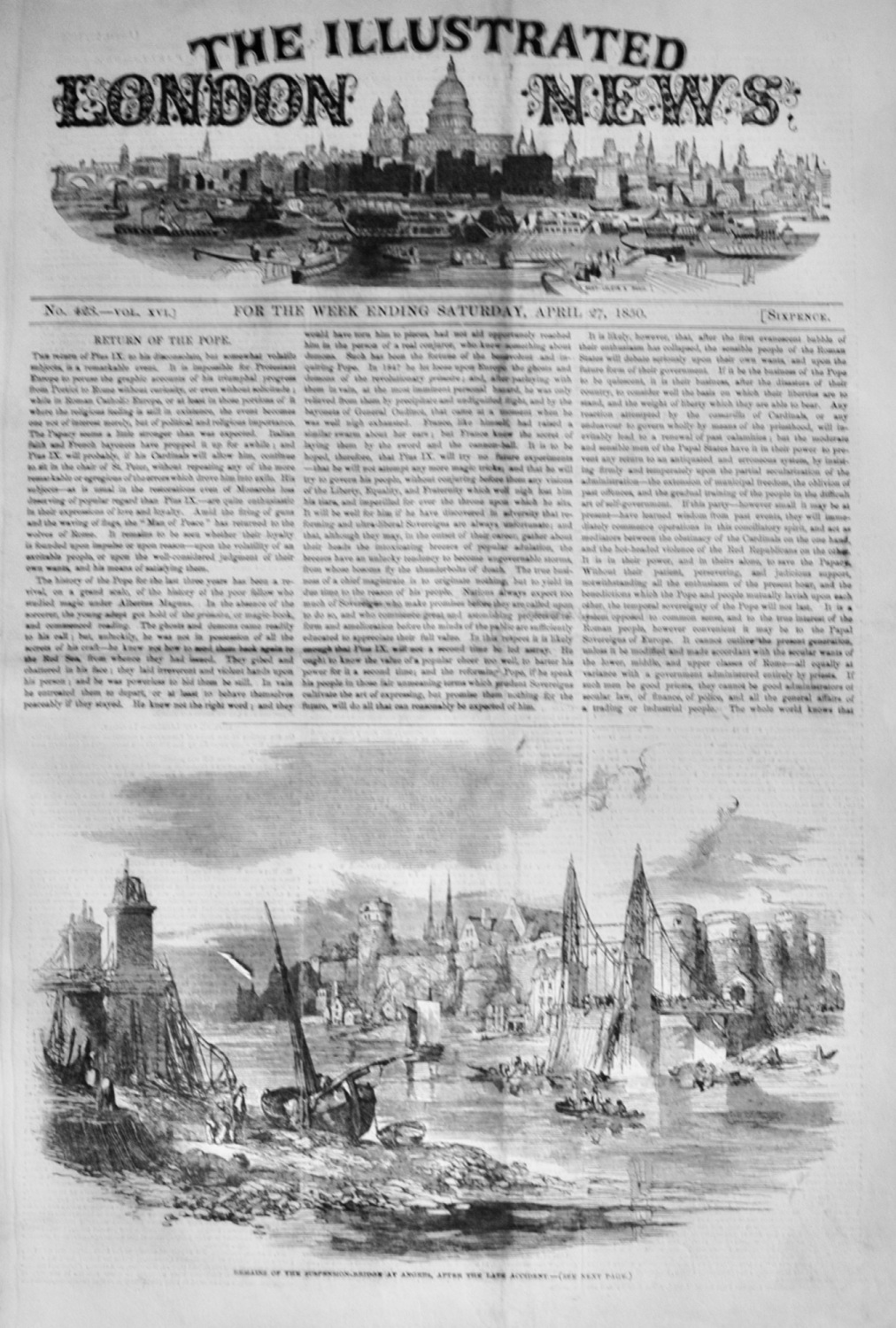 The Illustrated London News - April 27, 1850