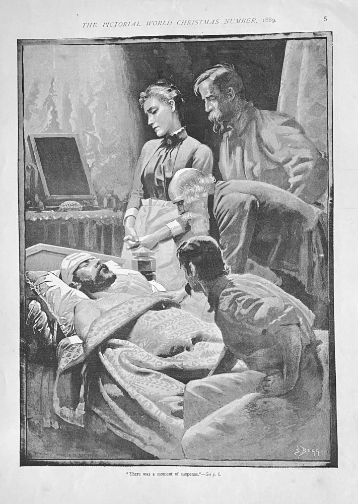 "There was a moment of Suspense."  1889.