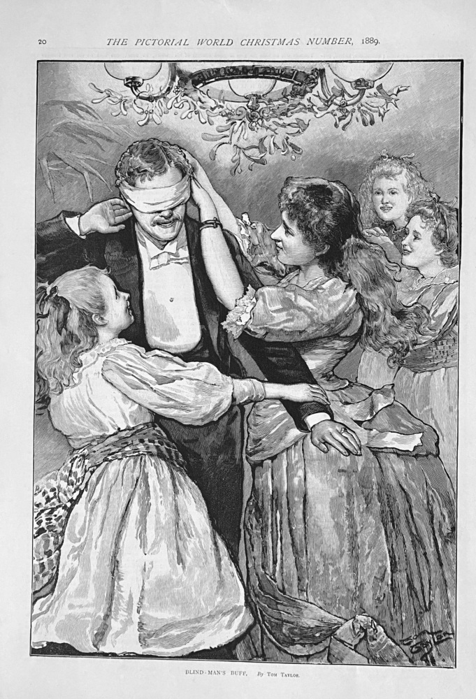 Blind-Man's Buff, by Tom Taylor.  1889.