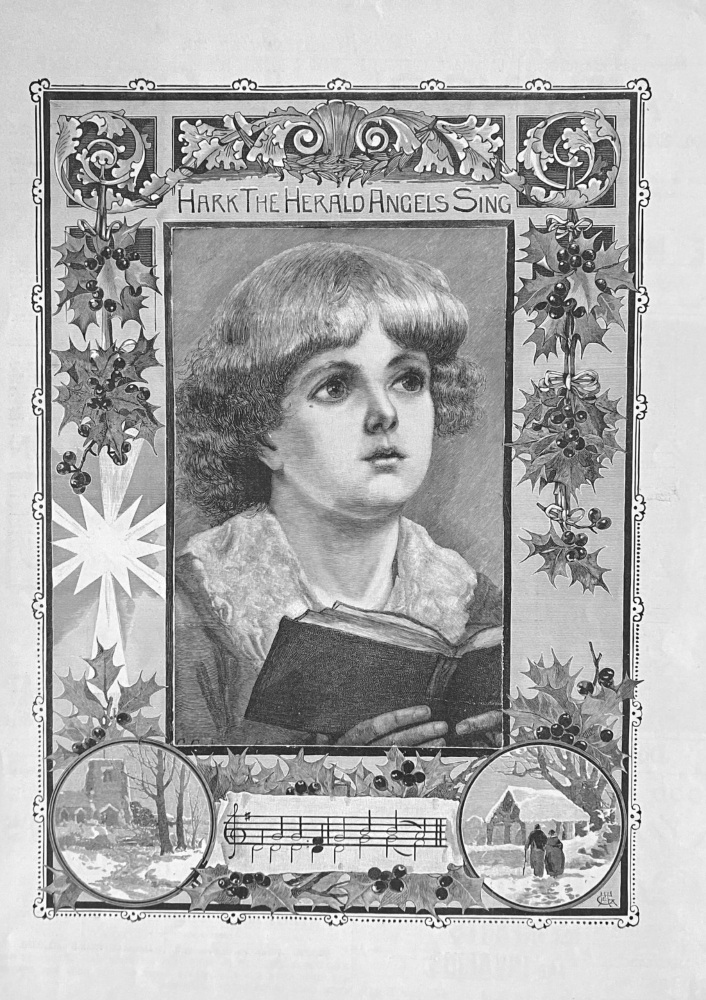 Hark the Herald Angels Sing.  1889.