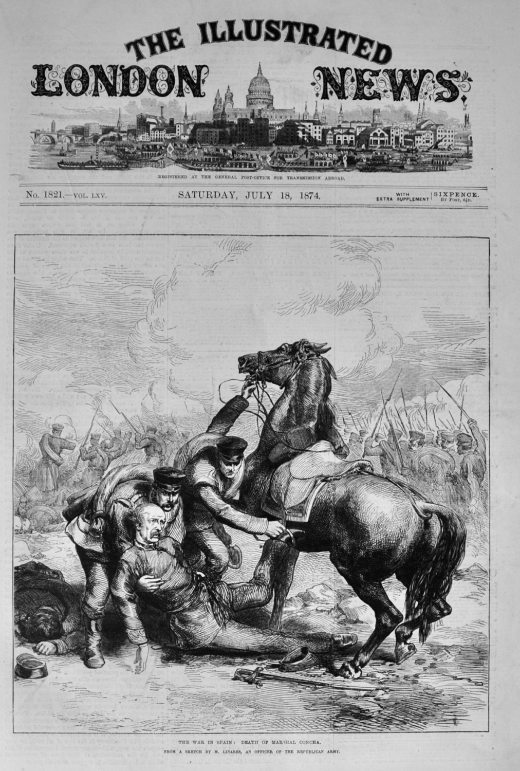 Death of Marshal Concha