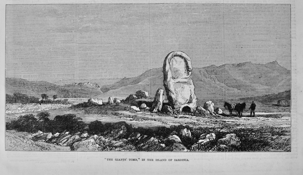 "The Giant's Tomb," in the Island of Sardinia