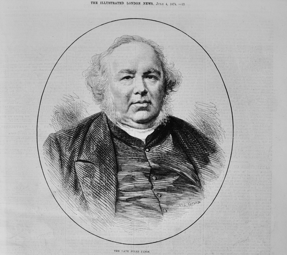 The late Jules Janin