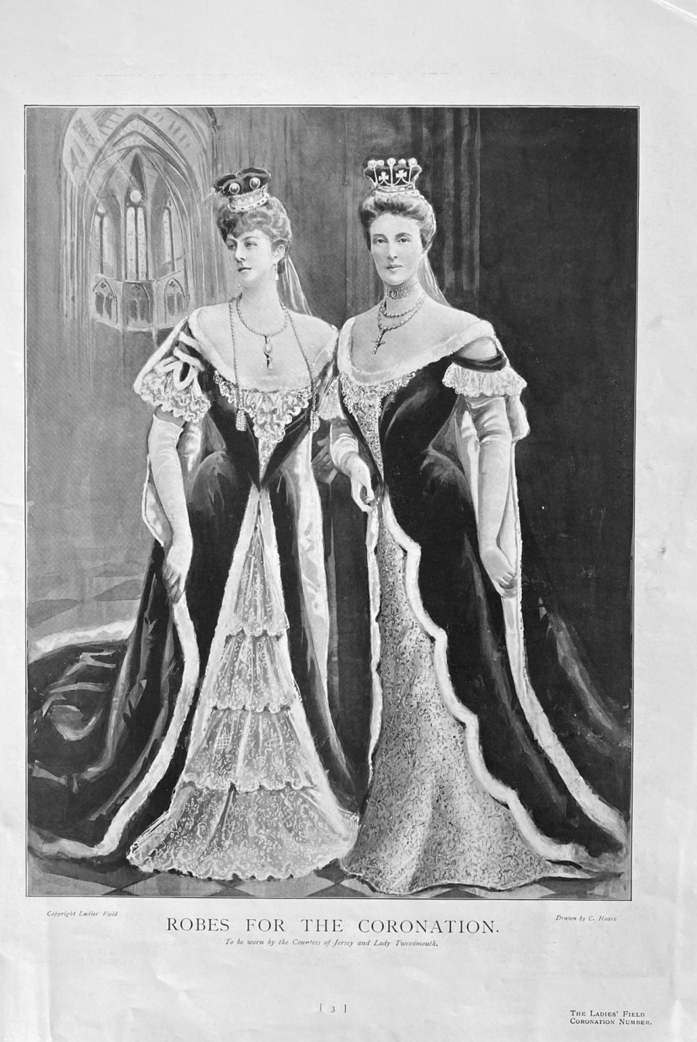 Robes for the Coronation,  1902.