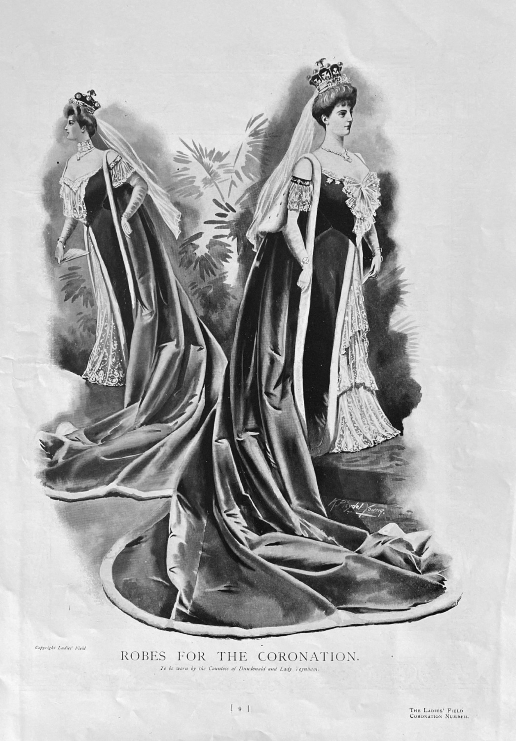 Robes for the Coronation.  1902.