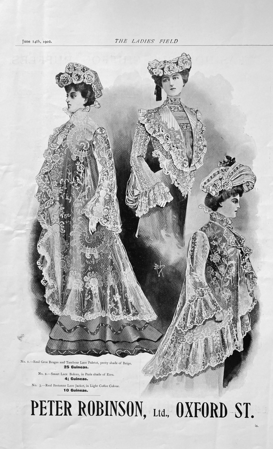 Peter Robinson, Ltd., Oxford Street.  1902,