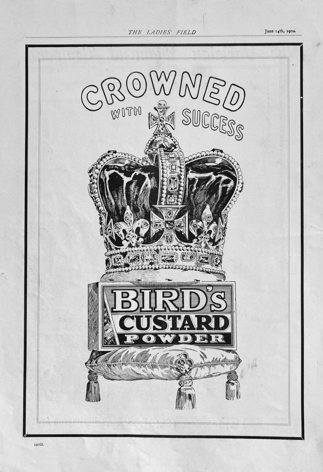 Bird's Custard Powder.  1902.