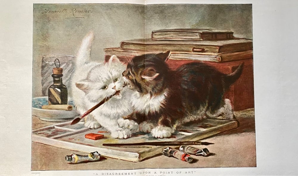 "A Disagreement Upon a Point of Art."  1891.