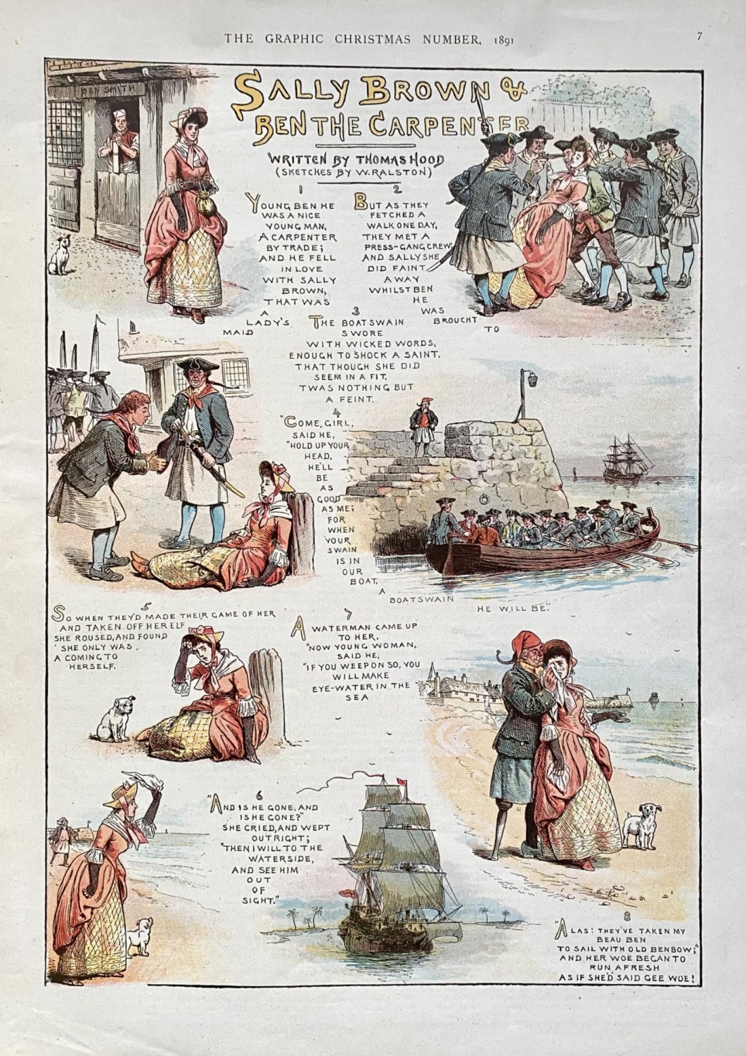 Sally Brown & Ben The Carpenter,  1891.