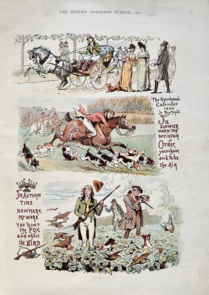 The Sportsman's Calendar 1800.   By Percy Macquoid.
