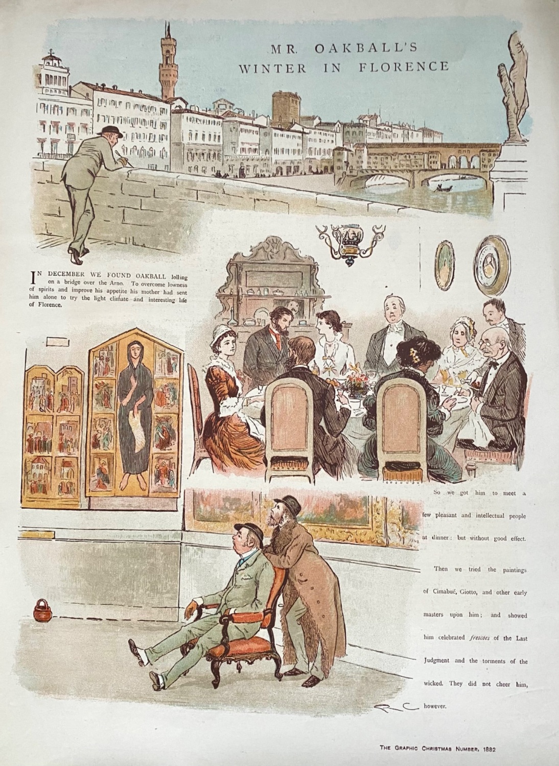 Mr. Oakball's Winter in Florence.  1882.