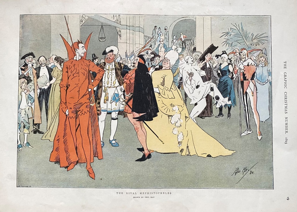 The Rival Mephistopheles.  1893.