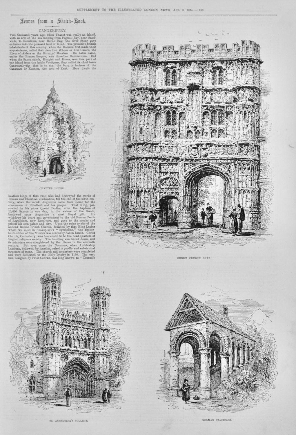 Leaves from a Sketchbook - Canterbury