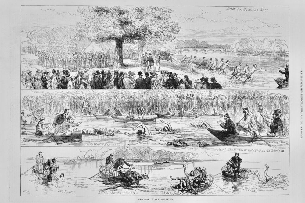 Swimming in the Serpentine