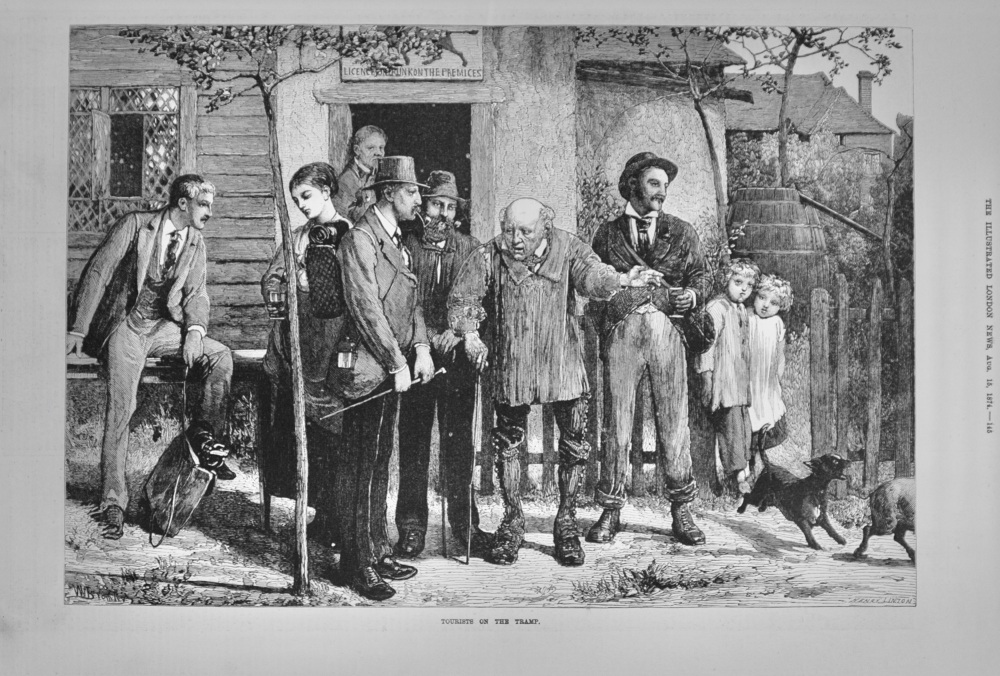 Tourists "On the Tramp"