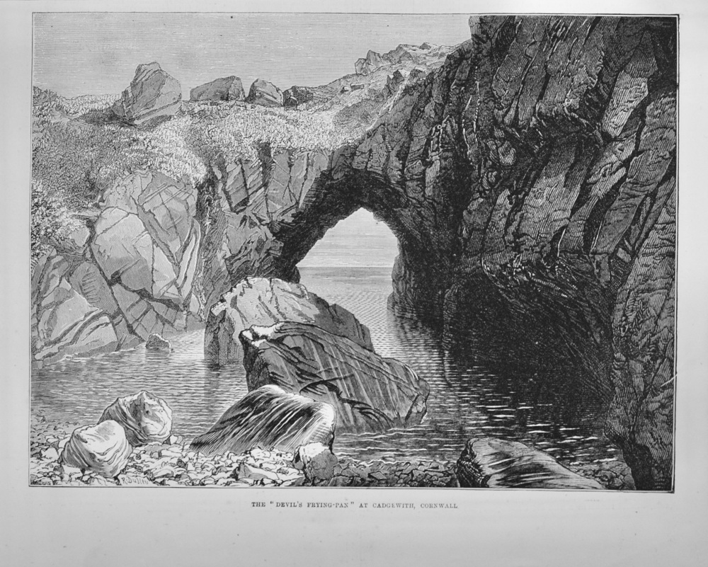 The "Devil's Frying Pan", Cadgewith