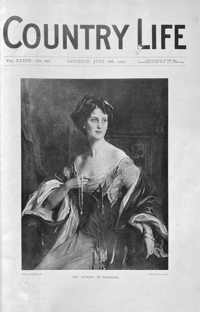 Volume of Country Life - June to October 1915