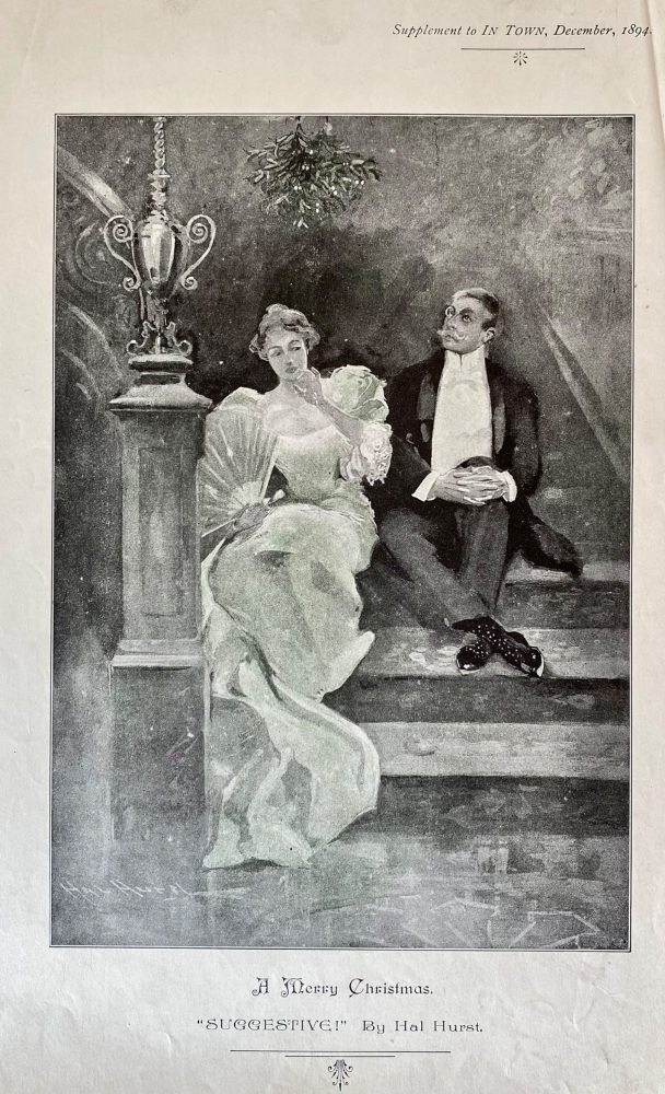 "Suggestive!"  By Hal Hurst.  1894.