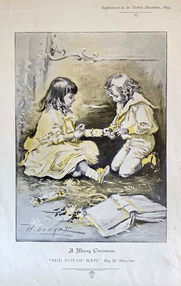 "The Tug of War." By W. Dewar.  1894.