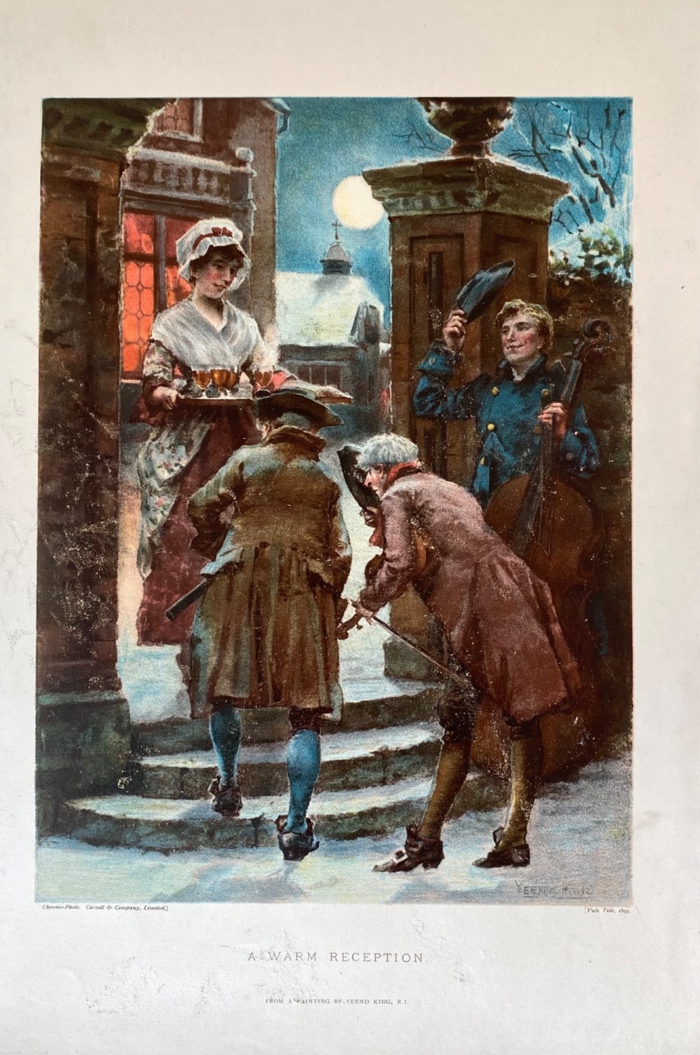 A Warm Reception. 1893.