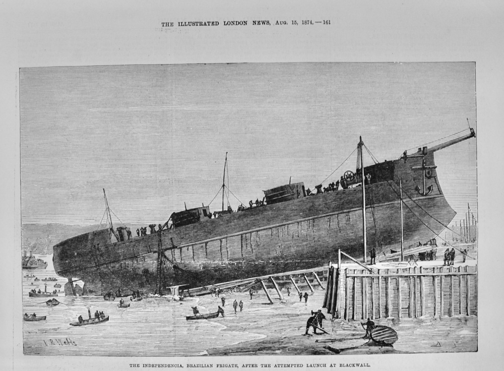 The "Independencia," Brazilian Frigate