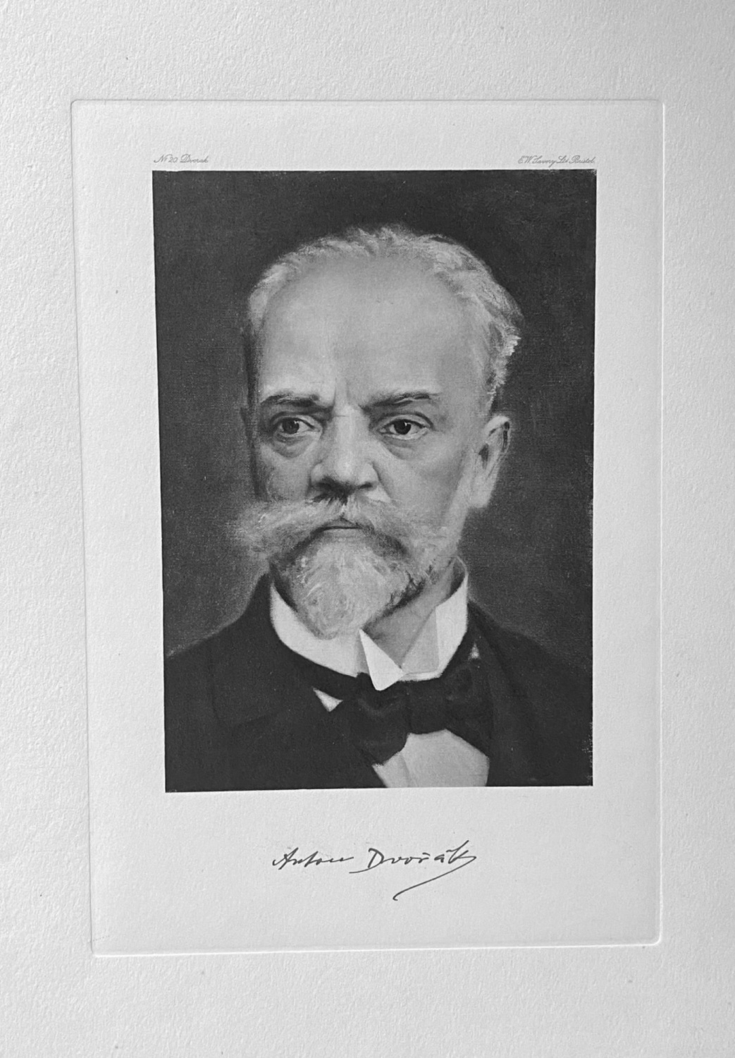 Antonin Dvorak.  (Composer - Pianist).  1880c.