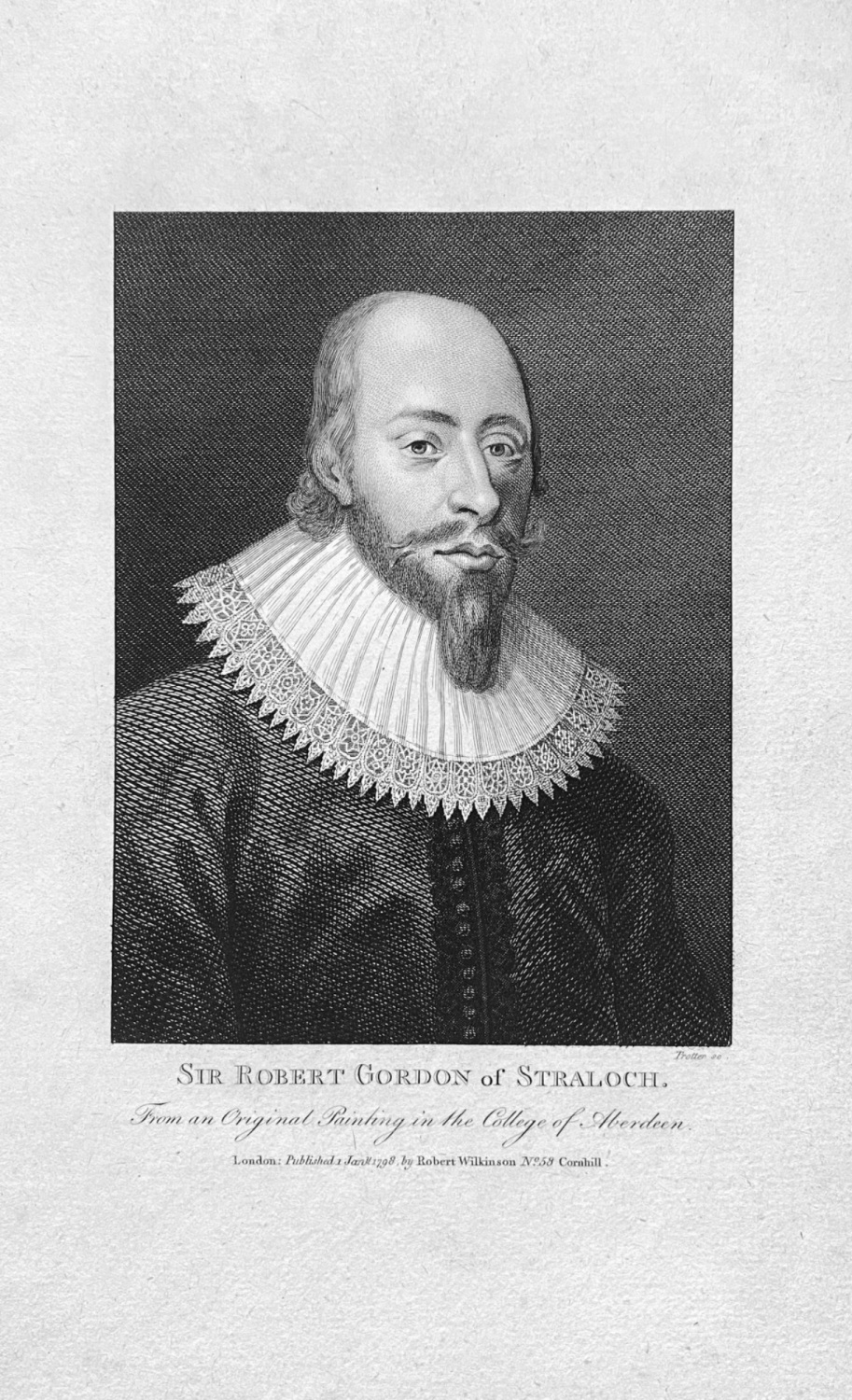 Sir Robert Gordon of Straloch.