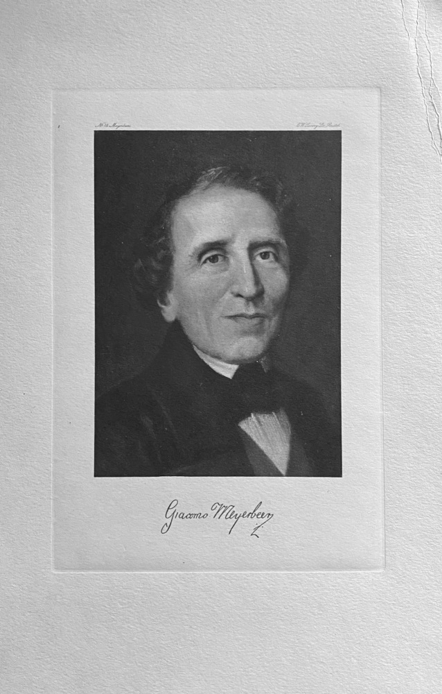 Giacomo Meyerbeer.  (Composer).