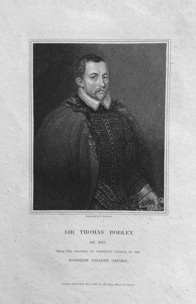 Sir Thomas Bodley.   OB. 1612.