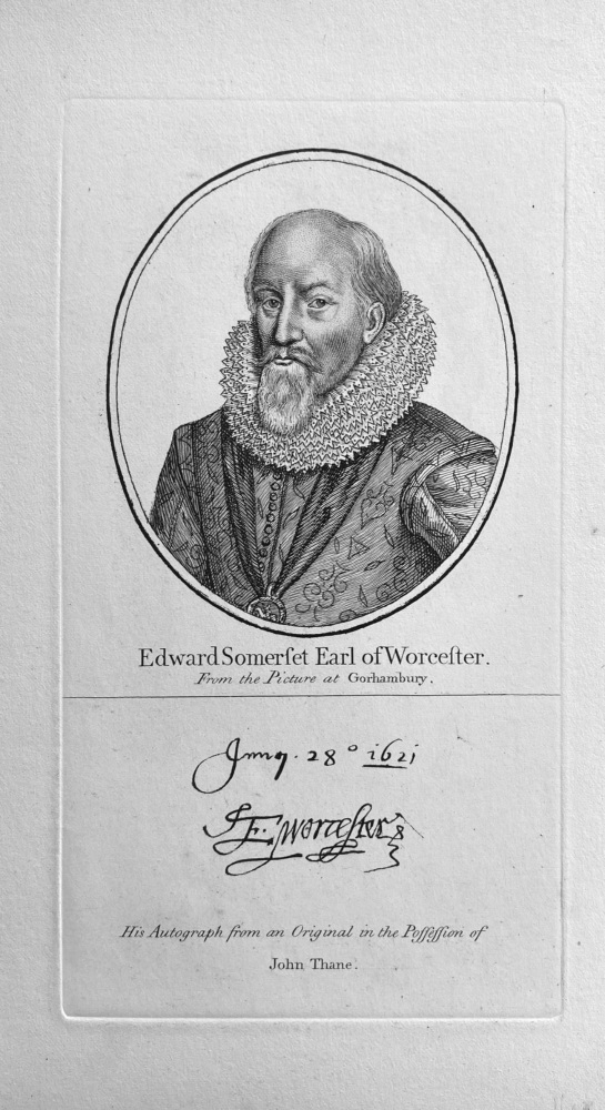 Edward Somerset Earl of Worcester.  1794.