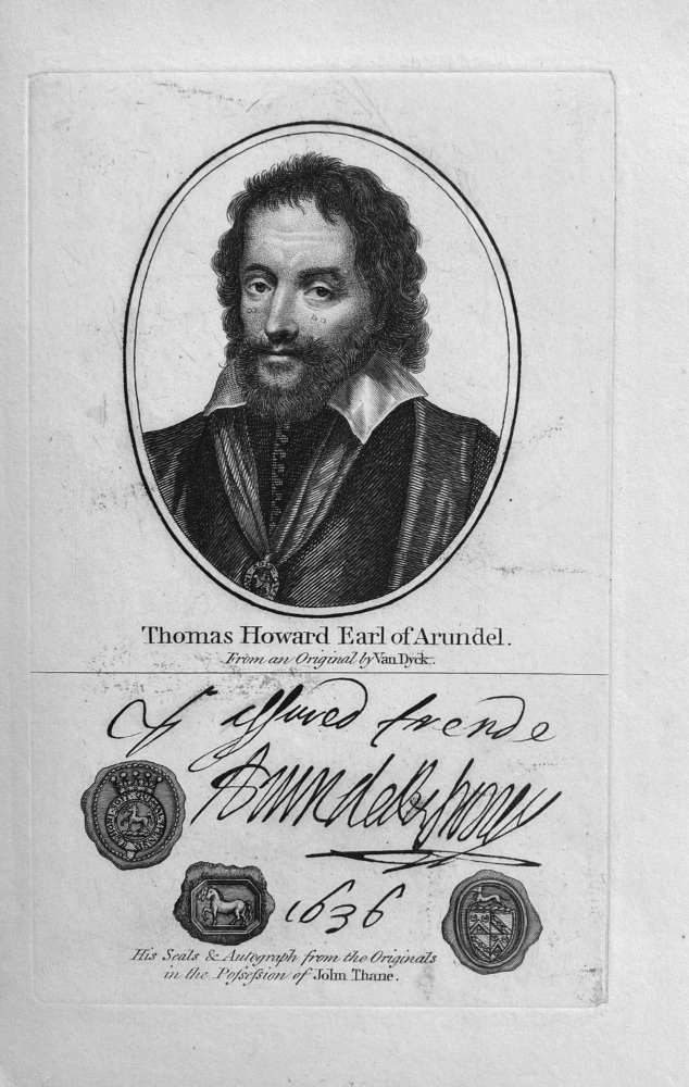 Thomas Howard Earl of Arundel.  1794.
