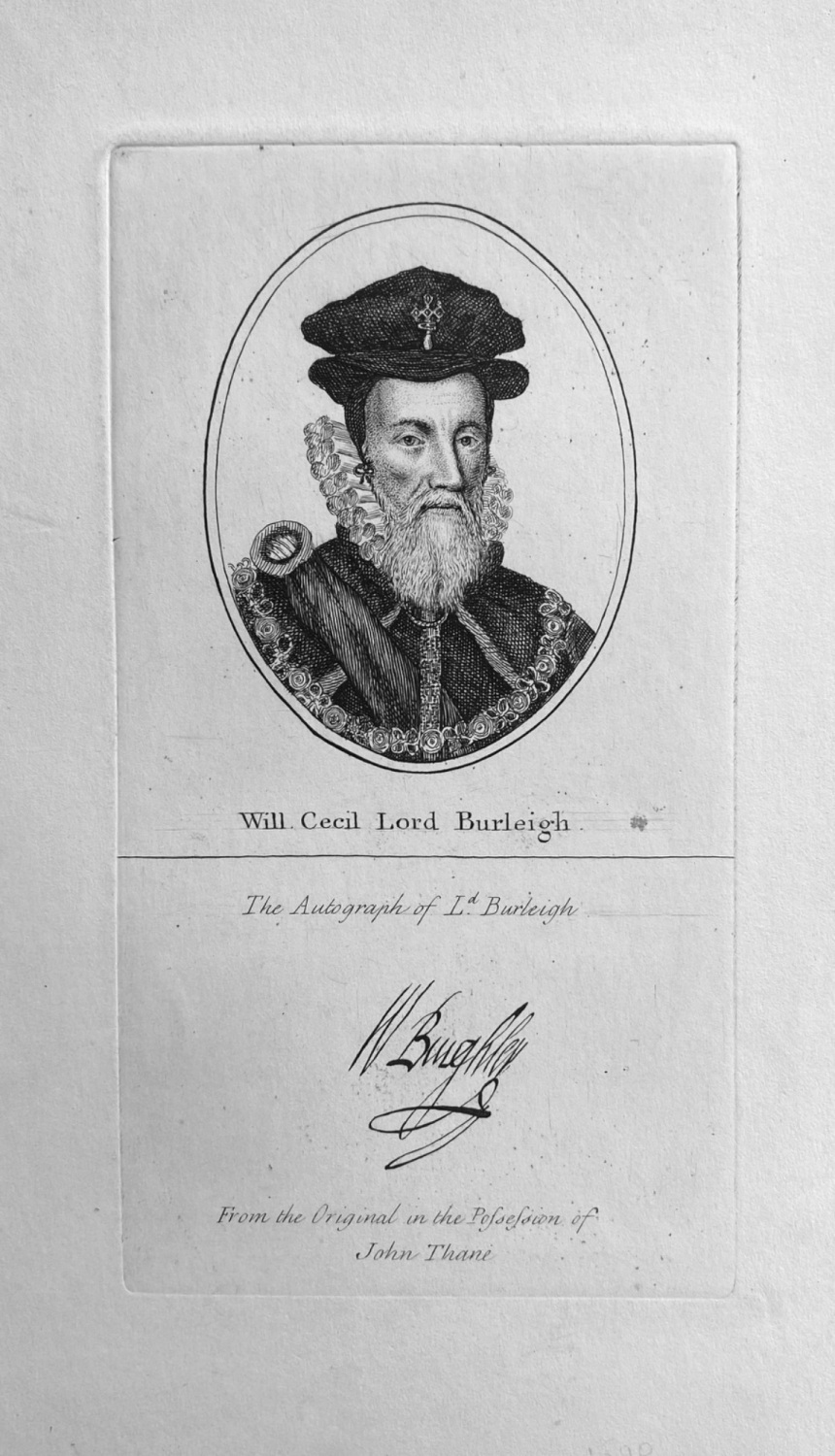 Will. Cecil  Lord Burleigh.  1794.